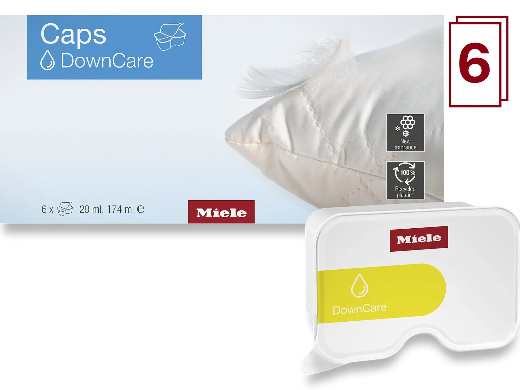 Miele Wasverzorgingsproducten<Downcare-Capsules