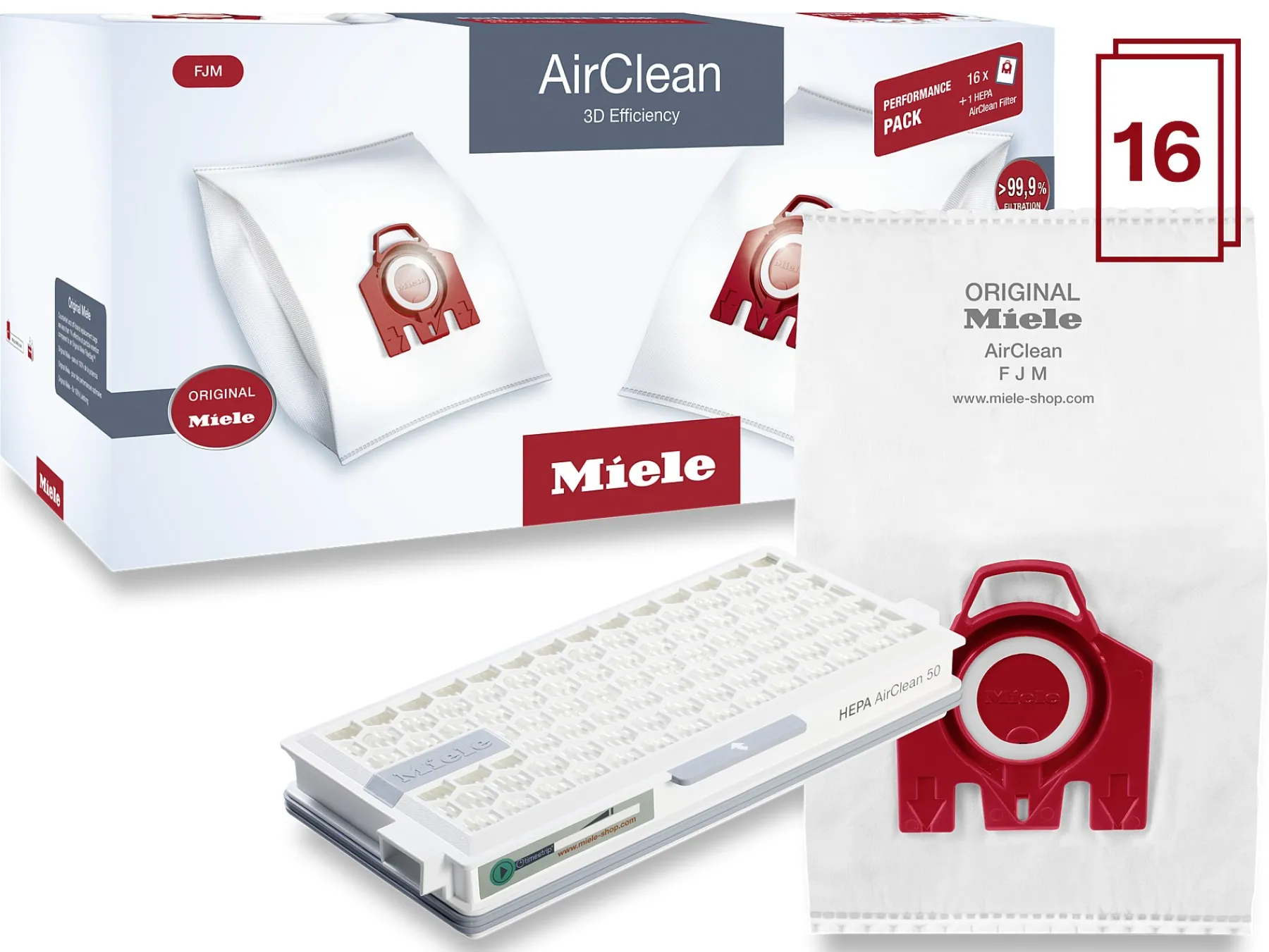 Miele Accessoires<Prestatiepakket Airclean 3D Efficientie Fjm