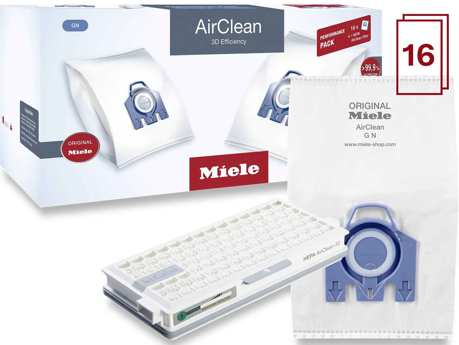 Miele Accessoires<Prestatiepakket Airclean 3D Efficientie Gn 50
