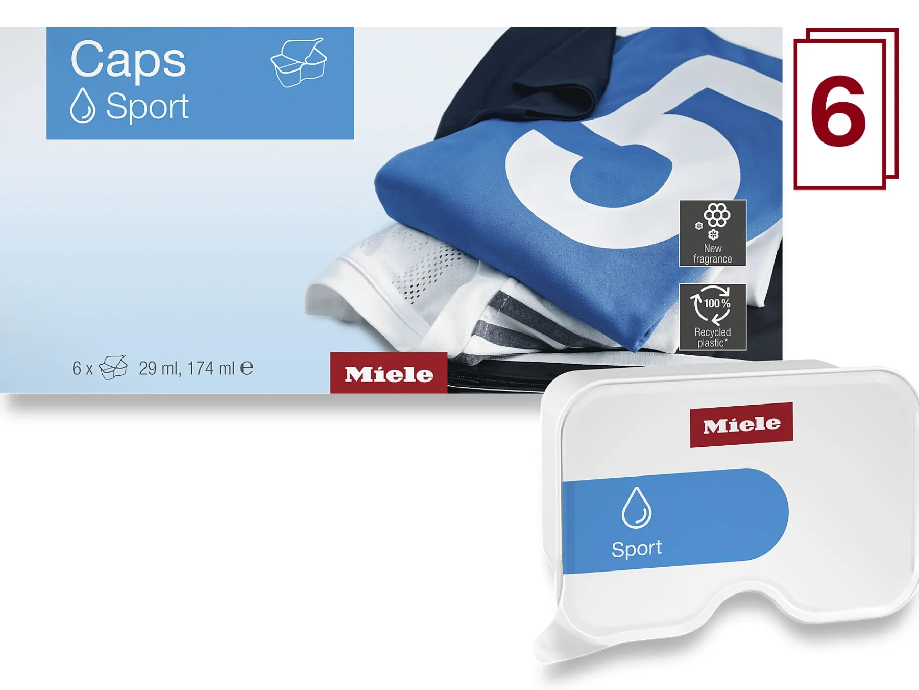 Miele Wasverzorgingsproducten<Sportcapsules